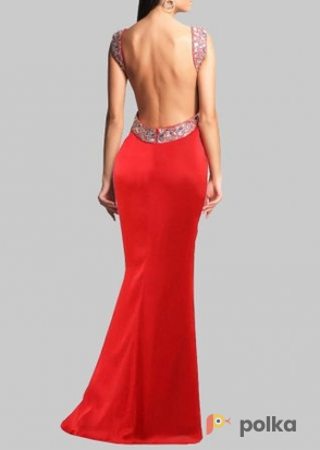 Возьмите Платье Js Collections Backless gown red Mirror Размер 42 напрокат (Фото 2) в Москве
