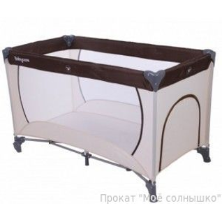 Манеж-кровать Baby Care Arena серый/бежевый