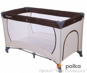 Возьмите Манеж-кровать Baby Care Arena&nbsp;бежевый/коричневый&nbsp; напрокат (Фото 1) в Санкт-Петербурге