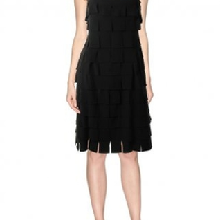 Платье Js Collections Dress Tiered Black Размер 48
