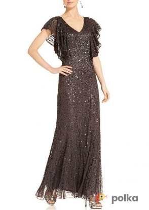 Возьмите Платье Js Collections Grey Blouson Gown Размеры 42, 44, 46 напрокат (Фото 2) в Москве
