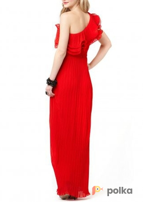 Возьмите Платье Js Collections Red Pleated Gown Р Размер 42 напрокат (Фото 4) в Москве
