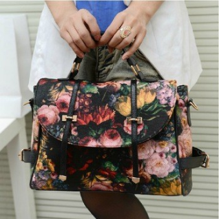 Винтажная сумка цветочная ретро винтаж