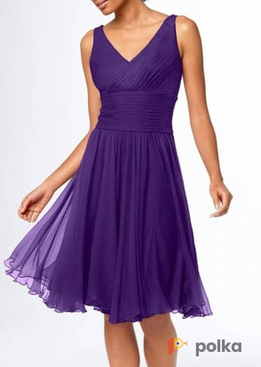 Возьмите Платье Js Collections Silk Cocktail Dress Violet Размер 44 напрокат (Фото 2) в Москве