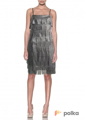 Возьмите Платье Js Collections Tiered Dress Silver Размер 48 напрокат (Фото 2) в Москве
