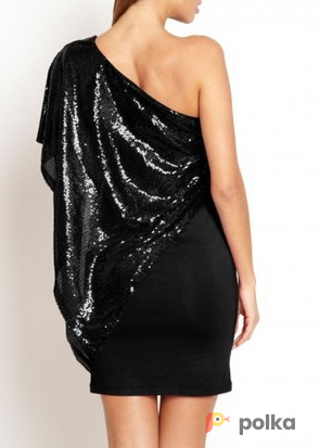 Возьмите Платье La Cite Black/Blue  Sequin Promo Dress Размер 42 напрокат (Фото 4) в Москве