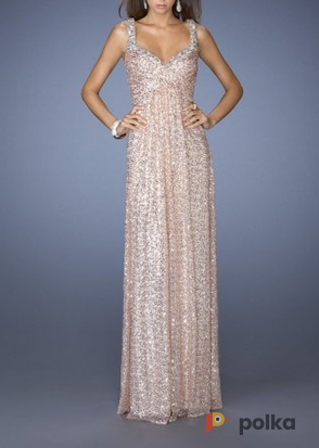 Возьмите Платье La femme Gold Sequin Gown Размер 40 напрокат (Фото 2) в Москве