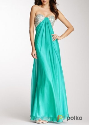 Возьмите Платье La femme Peacock Chiffon Dress Размер 44 напрокат (Фото 2) в Москве
