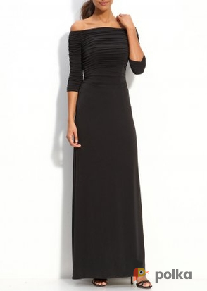 Возьмите Платье Laundry by Shelli Segal Black Long Dress Sleeve 3/4 Размеры 40, 42 напрокат (Фото 2) в Москве