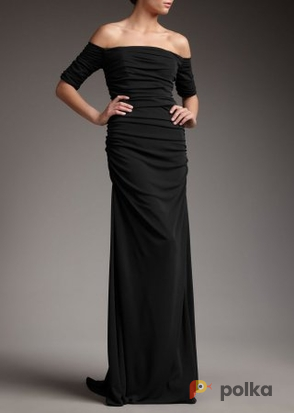 Возьмите Платье Laundry by Shelli Segal Black Long Dress Sleeve 3/4 Размеры 40, 42 напрокат (Фото 4) в Москве