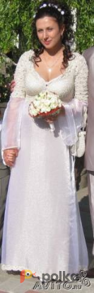 Возьмите Свадебное платье авторское вязаное, ручная работа напрокат (Фото 5) в Москве