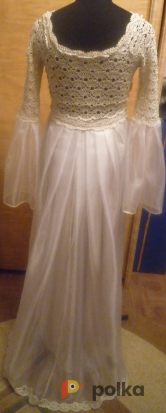 Возьмите Свадебное платье авторское вязаное, ручная работа напрокат (Фото 7) в Москве