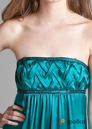 Возьмите Платье Laundry by Shelli Segal Strapless Sea Wave Gown Размеры 44, 48 напрокат (Фото 3) в Москве