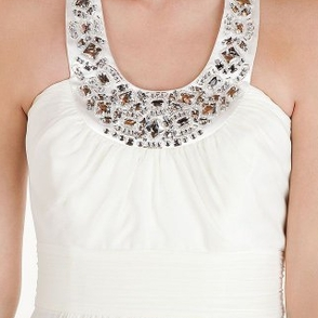 Платье Laundry by Shelli Segal White Drop Dress Размер 44