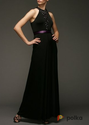 Возьмите Платье Marc Bouwer Black Drape Rhinstone Gown Размер 40 напрокат (Фото 4) в Москве