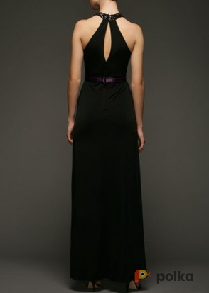 Возьмите Платье Marc Bouwer Black Drape Rhinstone Gown Размер 40 напрокат (Фото 1) в Москве