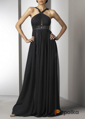 Возьмите Платье Marc Bouwer Black Drape Rhinstone Gown Размер 40 напрокат (Фото 3) в Москве