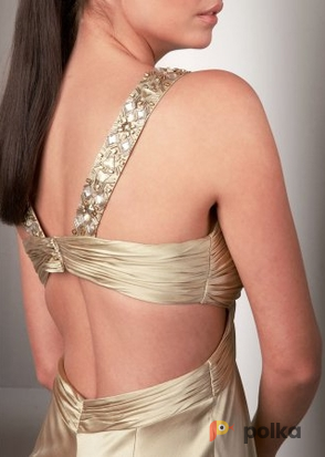 Возьмите Платье Marc Bouwer Gold Beaded Silk Gown Размер 44 напрокат (Фото 2) в Москве