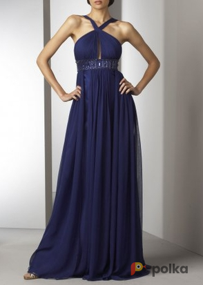 Возьмите Платье Marc Bouwer Indigo Silk Dress Размер 44 напрокат (Фото 1) в Москве