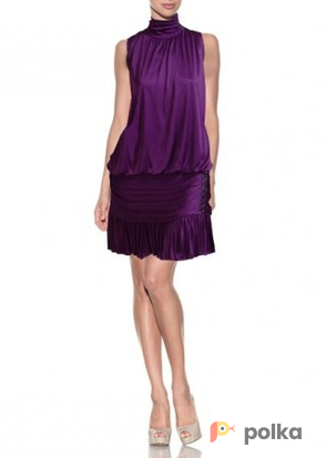 Возьмите Платье Marc Bouwer Lapis Blue/Purple Drape Dress Размер 40, 44 напрокат (Фото 2) в Москве