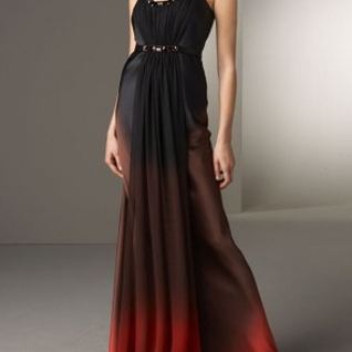 Платье Marc Bouwer Ombre Red Dress Silk Размер 40