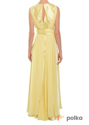 Возьмите Платье Marc Bouwer Pale Lime Silk Gown Размер 40 напрокат (Фото 1) в Москве