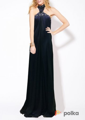Возьмите Платье Marc Bouwer Purple Black Semi Formal Dress Silk Размеры 44, 48 напрокат (Фото 1) в Москве
