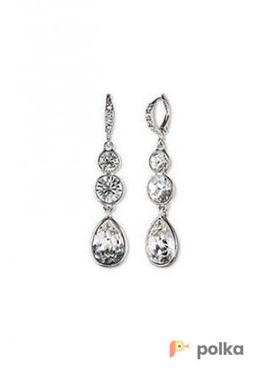 Возьмите Серьги GIVENCHY Crystal Rhinestone Dangle Earrings напрокат (Фото 1) в Москве