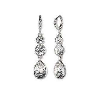 Серьги GIVENCHY Crystal Rhinestone Dangle Earrings
