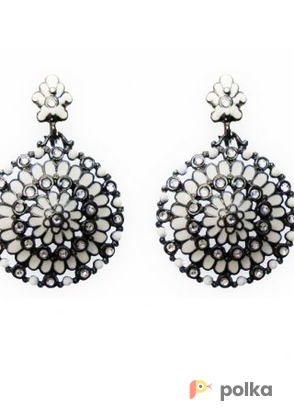 Возьмите Серьги Joan Rivers Enamel Earrings White напрокат (Фото 2) в Москве