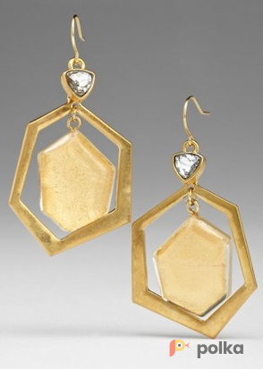 Возьмите Серьги KENNETH COLE NEW YORK Geometric Drop Earrings напрокат (Фото 2) в Москве