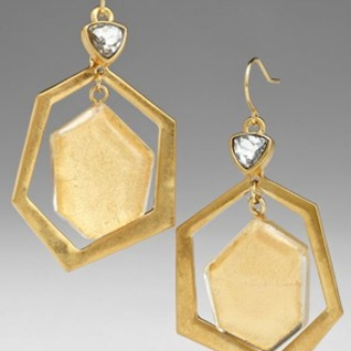 Серьги KENNETH COLE NEW YORK Geometric Drop Earrings