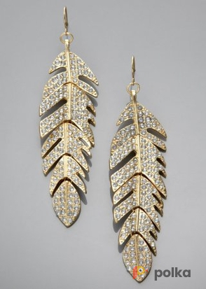 Возьмите Серьги LOLA Gold/Silver  plume Earrings напрокат (Фото 2) в Москве