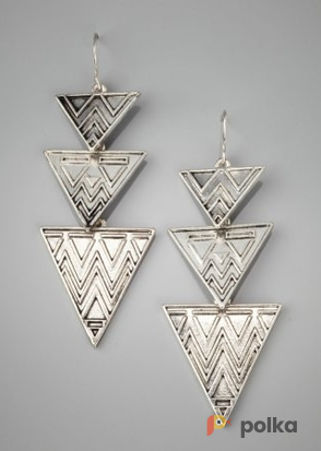 Возьмите Серьги LOLA Triple Triangle Earrings напрокат (Фото 2) в Москве
