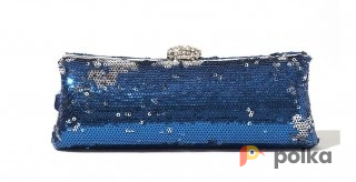 Возьмите Клатч ABS by Allen Schwartz Sequin clasp clutch blue/black	 напрокат (Фото 2) в Москве
