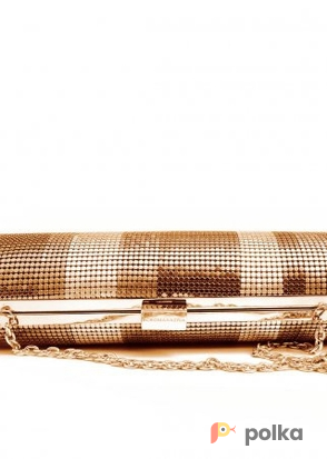 Возьмите Клатч BCBGMAXAZRIA Gold Tube clutch напрокат (Фото 2) в Москве