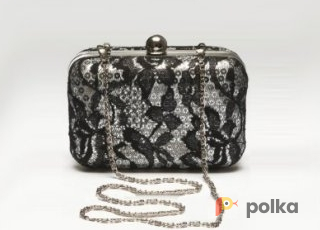 Возьмите Клатч BEBE Silver black lace clutch напрокат (Фото 1) в Москве