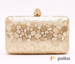 Возьмите Клатч Jessica McClintock Beige mini clutch напрокат (Фото 2) в Москве