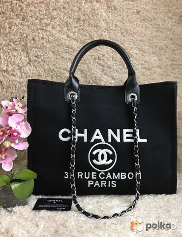 Возьмите Сумка текстильная холщевая Chanel Шанель напрокат (Фото 2) в Москве