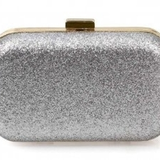 Клатч Jessica McClintock Metallik clutch silver