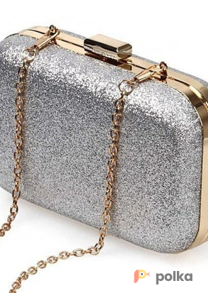 Возьмите Клатч Jessica McClintock Metallik clutch silver напрокат (Фото 2) в Москве