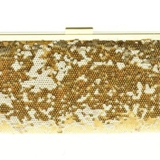 Клатч Steve Madden Sequin Clutch Gold