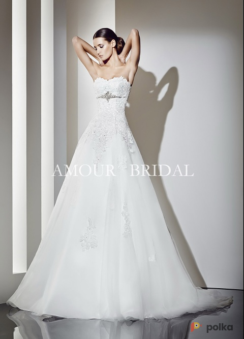 Возьмите Свадебное платье с кружевом Amour bridal напрокат (Фото 2) в Москве