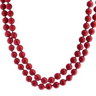 Колье PAPAYA JAM Necklace Long Black/White/Red 	