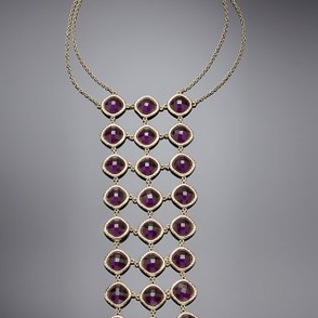 Колье STEPHAN & CO Triple Purple Necklace