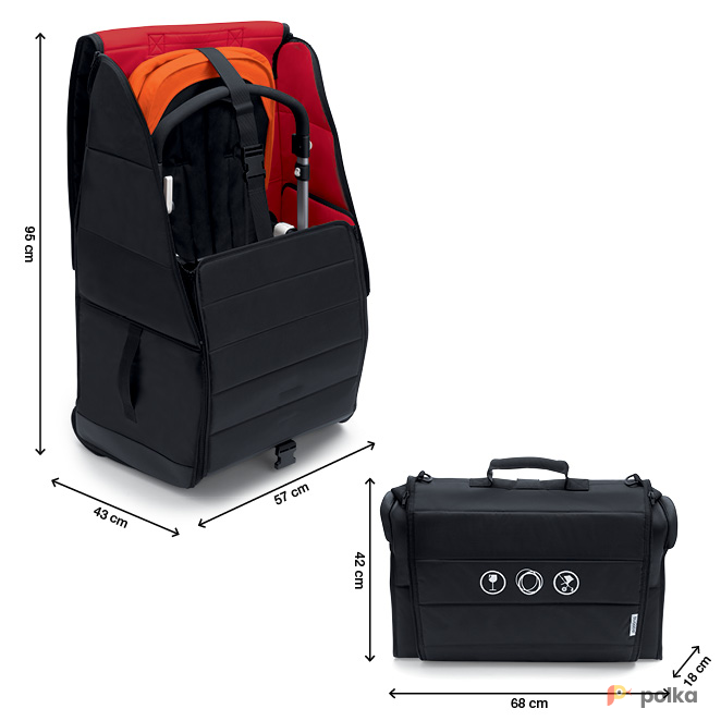 Возьмите Сумка для перевозки коляски Bugaboo Comfort Bag напрокат (Фото 2) в Москве