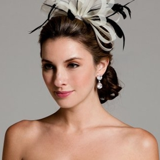 Украшение на голову Cara couture Black & Ivory Ribbon Headband