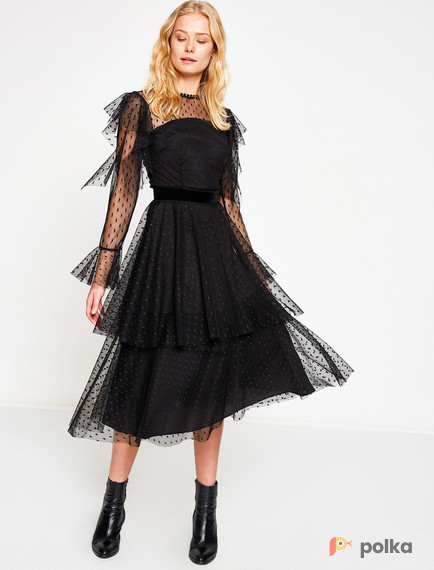 Возьмите Exclusive Black Translucent Dress напрокат (Фото 2) в Москве