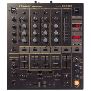 Микшер DJ Pioneer 400:  24 Bit 2-х канальный пульт, 2 микр вх