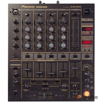 Возьмите Микшер DJ Pioneer 700: 32Bit  4-х канальный DJ пульт, 2 микр вх, доп функции напрокат (Фото 1) в Москве